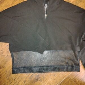 Black Half-Zip Women's Sweater